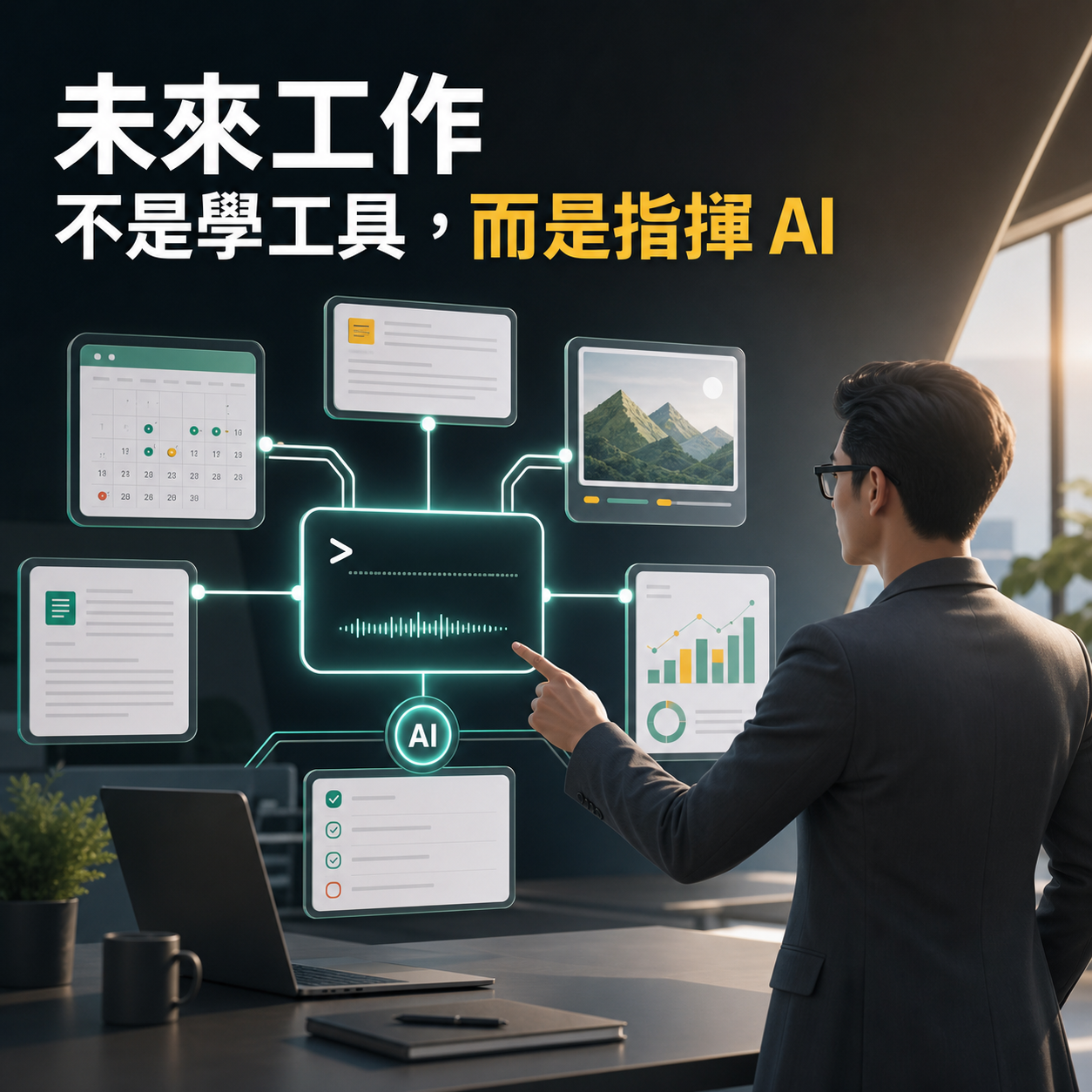 未來工作不是學工具，而是指揮 AI